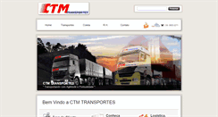 Desktop Screenshot of ctmtransportes.com.br